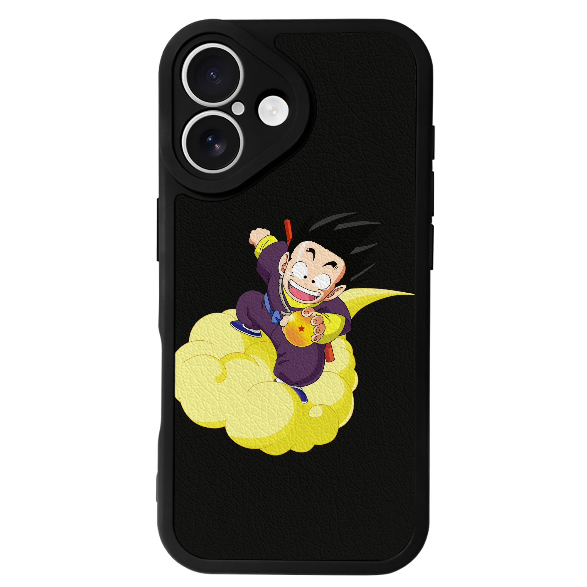 ドラゴンボール 孫悟空（そん ごくう）Son Goku カカロット DRAGON BALL Kakarotto 【iPhone 16シリーズ対応】シリコンスマホケース（レザー調） 材質：シリコン